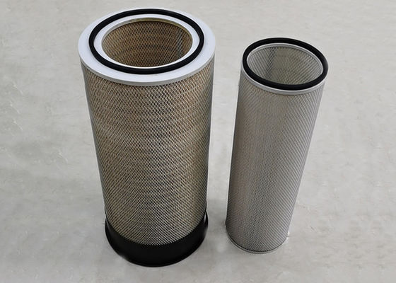 Filter Udara Peralatan Konstruksi F7 230mm Non Woven Fabric