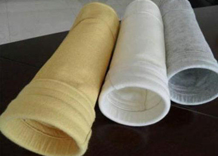 Kantong penyaring ekstraksi debu film poliester 500g / m2 PPS