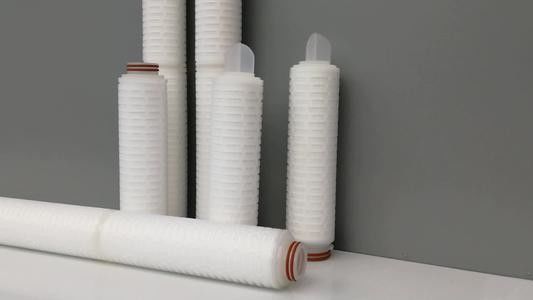 Pengurangan Tekanan 0.1um PP Kartrid Filter Lipit