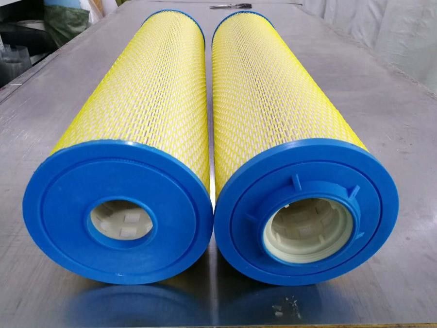 Rumah Tangga Air Kolam Renang 50um Lipit Polyester Filter Cartridge