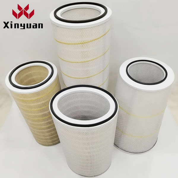 Pembersihan Diri Kartrid Filter Udara Industri Penghapusan Debu Untuk Peralatan Pemisahan Udara